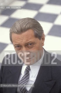 Italian actor Adalberto Maria Merli, 1989 / Lattore Adalberto Maria Merli, 1989 - ©Marcello Mencarini/Rosebud2