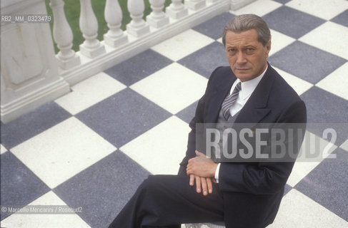 Italian actor Adalberto Maria Merli, 1989 / Lattore Adalberto Maria Merli, 1989 - ©Marcello Mencarini/Rosebud2