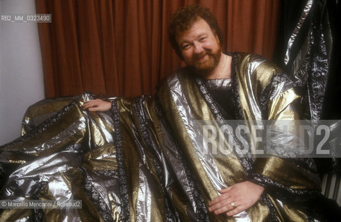 American operatic tenor Chris Merritt, 1988 / Il tenore Chris Merritt, 1988 - ©Marcello Mencarini/Rosebud2