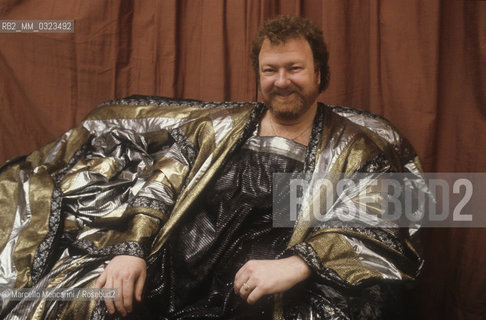 American operatic tenor Chris Merritt, 1988 / Il tenore Chris Merritt, 1988 - ©Marcello Mencarini/Rosebud2