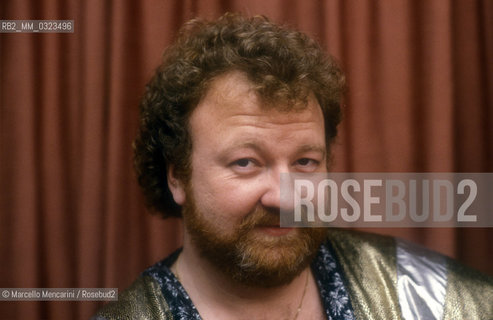 American operatic tenor Chris Merritt, 1988 / Il tenore Chris Merritt, 1988 - ©Marcello Mencarini/Rosebud2