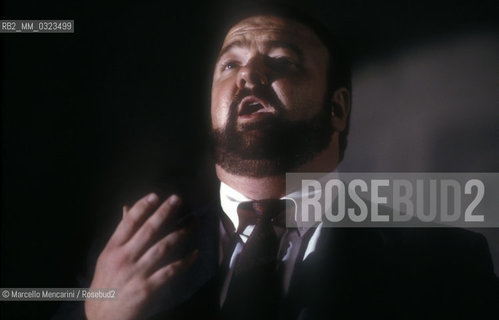 Ariccia (Rome), Giacomo Lauri Volpi Award 1988. American operatic tenor Chris Merritt performing / Ariccia (Roma), remio Lirico Internazionale Giacomo Lauri-Volpi 1988. Il tenore Chris Merritt - ©Marcello Mencarini/Rosebud2