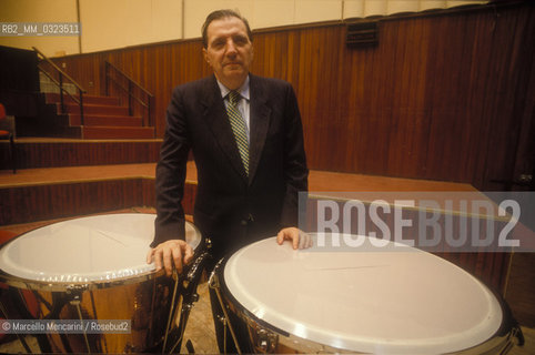 Turin, 1992. Italian musicologist Mario Messinis / Torino, 1992. Il musicologo Mario Messinis - ©Marcello Mencarini/Rosebud2