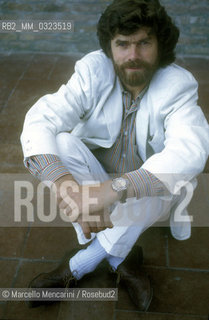 Venice Lido, Venice Film Festival 1991. Climber Reinhold Messner / Lido di Venezia, Mostra del Cinema di Venezia 1991. Lalpinista Reinhold Messner - ©Marcello Mencarini/Rosebud2