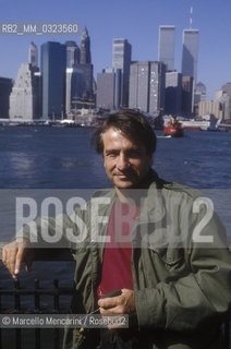 New York, 1989. Italian actor Vittorio Mezzogiorno / New York, 1989. Lattore Vittorio Mezzogiorno - ©Marcello Mencarini/Rosebud2