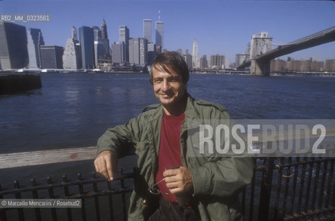 New York, 1989. Italian actor Vittorio Mezzogiorno / New York, 1989. Lattore Vittorio Mezzogiorno - ©Marcello Mencarini/Rosebud2