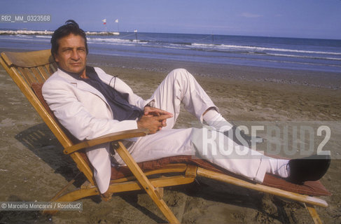 Venice Lido, Venice Film Festival 1991. Italian actor Vittorio Mezzogiorno / Lido di Venezia, Mostra del Cinema di Venezia 1991. Lattore Vittorio Mezzogiorno - ©Marcello Mencarini/Rosebud2