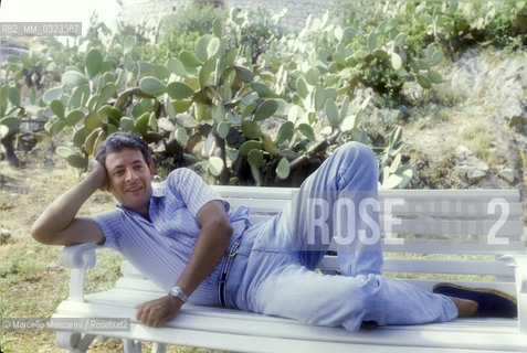 Italian actor Pino Micol, 1986 / Lattore Pino Micol, 1986 - ©Marcello Mencarini/Rosebud2