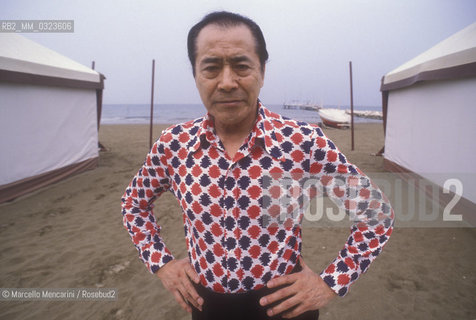 Venice Lido, Venice Film Festival 1989. Japanese actor Toshiro Mifune / Lido di Venezia, Mostra del Cinema di Venezia 1989. Lattore Toshiro Mifune - ©Marcello Mencarini/Rosebud2