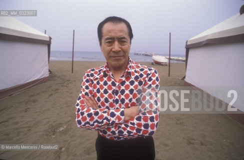 Venice Lido, Venice Film Festival 1989. Japanese actor Toshiro Mifune / Lido di Venezia, Mostra del Cinema di Venezia 1989. Lattore Toshiro Mifune - ©Marcello Mencarini/Rosebud2