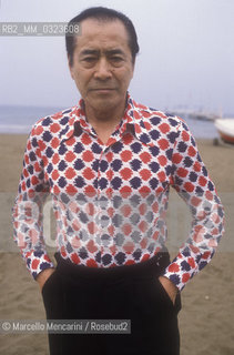 Venice Lido, Venice Film Festival 1989. Japanese actor Toshiro Mifune / Lido di Venezia, Mostra del Cinema di Venezia 1989. Lattore Toshiro Mifune - ©Marcello Mencarini/Rosebud2