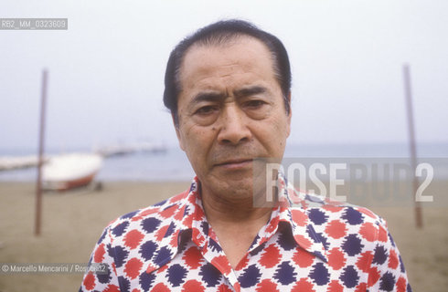 Venice Lido, Venice Film Festival 1989. Japanese actor Toshiro Mifune / Lido di Venezia, Mostra del Cinema di Venezia 1989. Lattore Toshiro Mifune - ©Marcello Mencarini/Rosebud2