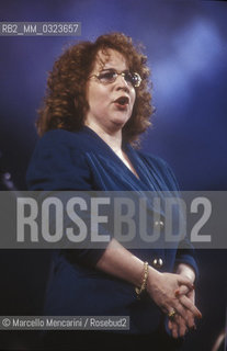 Amerrican operatic soprano Aprile Millo,1991 / Il soprano Aprile Millo, 1991 - ©Marcello Mencarini/Rosebud2