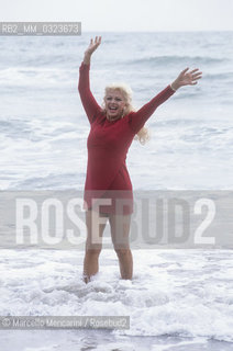 Venice Lido, Venice Film Festival 1990. Italian actress Sandra Milo / Lido di Venezia, Mostra del Cinema di Venezia 1990. Lattrice Sandra Milo - ©Marcello Mencarini/Rosebud2