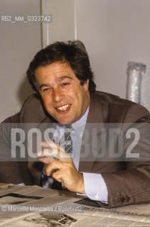 Italian journalist Giovanni Minoli, about 1985 / Il giornalista Giovanni Minoli, 1985 circa - ©Marcello Mencarini/Rosebud2