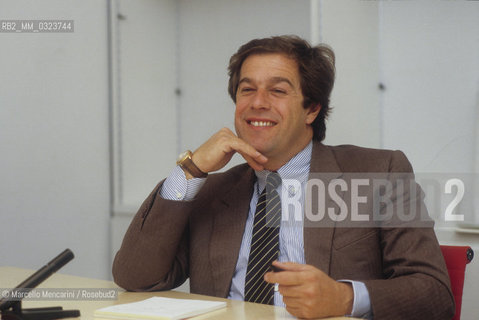 Italian journalist Giovanni Minoli, about 1985 / Il giornalista Giovanni Minoli, 1985 circa - ©Marcello Mencarini/Rosebud2