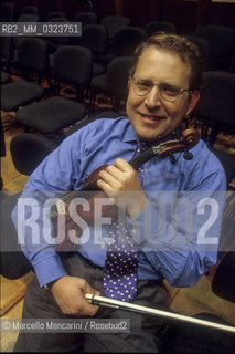 Rome, 1995. Israeli violinist Shlomo Mintz / Roma, 1995. Il violinista Shlomo Mintz - ©Marcello Mencarini/Rosebud2