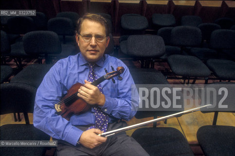 Rome, 1995. Israeli violinist Shlomo Mintz / Roma, 1995. Il violinista Shlomo Mintz - ©Marcello Mencarini/Rosebud2