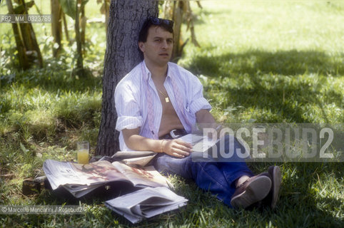 Italian choreographer Franco Miseria, about 1985 / Il coreografo franco Miseria, 1985 circa - ©Marcello Mencarini/Rosebud2