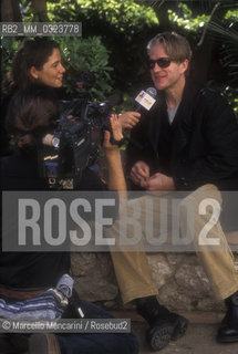 Capri, 1995. America actor Matthew Modine /Capri, 1995. Lattore Matthew Modine - ©Marcello Mencarini/Rosebud2