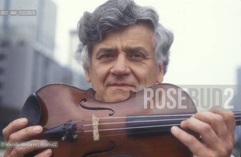 Czech violinist Georg Mönch, 1993 / Il violinista Georg Mönch, 1993 - ©Marcello Mencarini/Rosebud2