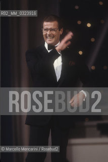 British actor Roger Moore (1991) / Lattore Roger Moore (1991) - ©Marcello Mencarini/Rosebud2