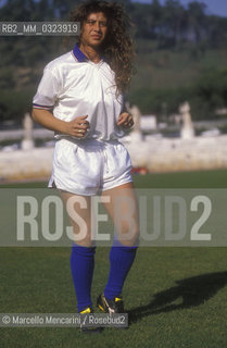 Venice, 1989. Italian football player Carolina Morace / Venezia, 1989. La calciatrice Carolina Morace - ©Marcello Mencarini/Rosebud2