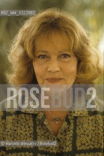 Cannes, about 1980. French actress Jeanne Moreau / Cannes, 1980 circa. Lattrice Jeanne Moreau - ©Marcello Mencarini/Rosebud2