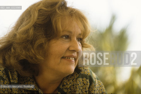 Cannes, about 1980. French actress Jeanne Moreau / Cannes, 1980 circa. Lattrice Jeanne Moreau - ©Marcello Mencarini/Rosebud2