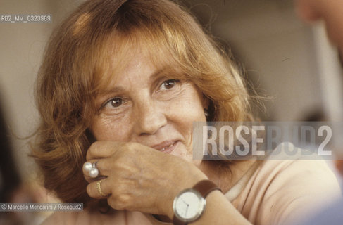 Actress Jeanne Moreau (about 1980) / Lattrice Jeanne Moreau (1980 circa) - ©Marcello Mencarini/Rosebud2