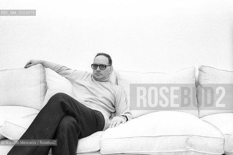 Rome, about 1985. Italian music composer Ennio Morricone / Roma, 1985 circa. Il compositore Ennio Morricone - ©Marcello Mencarini/Rosebud2