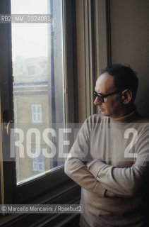 Rome, about 1985. Italian music composer Ennio Morricone / Roma, 1985 circa. Il compositore Ennio Morricone - ©Marcello Mencarini/Rosebud2