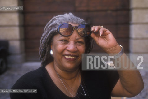 Mantua Literature Festival  1999. American writer Toni Morrison / Mantova, 1999. La scrittrice americana Toni Morrison - ©Marcello Mencarini/Rosebud2