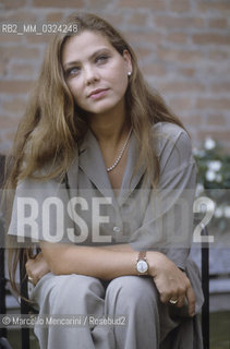 Venice Lido, Venice Film Festival 1988. Italian actress Ornella Muti / Lido di Venezia, Mostra del Cinema di Venezia 1988. Lattrice Ornella MUti - ©Marcello Mencarini/Rosebud2