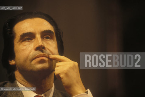 Italian music conductor Riccardo Muti (1995) / Il direttore dorchestra Riccardo Muti (1995) - ©Marcello Mencarini/Rosebud2