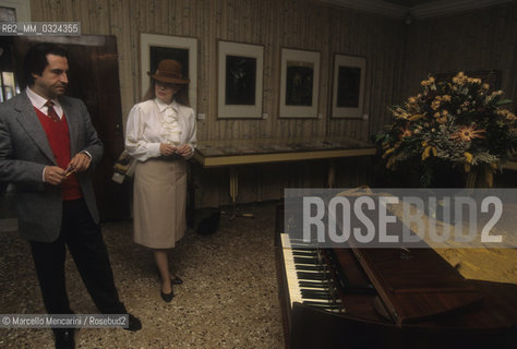 Venice, 1995. Music conductor Riccardo Muti in the house (Palazzo Vendramin Calergi) where Richard Wagner died in 1883 / Venezia, 1995. Il direttore dorchestra Riccardo Muti nella casa (Palazzo Vendramin Calergi) dove Richard Wagner morì nel 1883 - ©Marcello Mencarini/Rosebud2