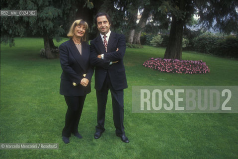 Music Conductor Riccardo Muti and his wife Cristina Mazzavillani Muti (1996) / Il direttore dorchestra Riccardo Muti con la moglie Cristina Mazzavillani Muti (1996) - ©Marcello Mencarini/Rosebud2