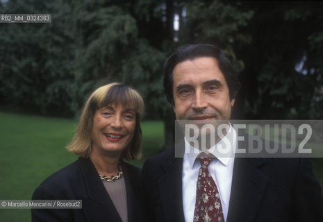 Music Conductor Riccardo Muti and his wife Cristina Mazzavillani Muti (1996) / Il direttore dorchestra Riccardo Muti con la moglie Cristina Mazzavillani Muti (1996) - ©Marcello Mencarini/Rosebud2