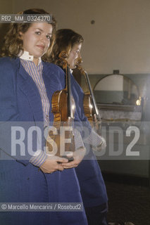 German violinist Anne-Sophie Mutter (about 1985) / La violinista Anne-Sophie Mutter (1985 circa) - ©Marcello Mencarini/Rosebud2