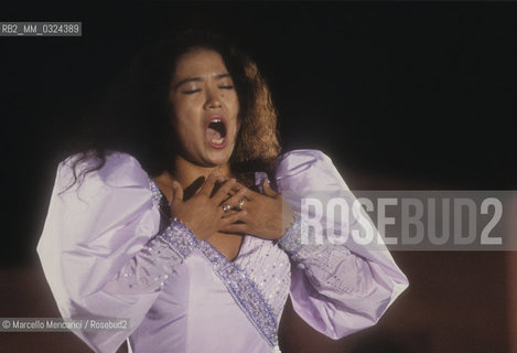 Japanese mezzo-soprano Michiè Nakamaru (1990) / Il mezzosoprano Michiè Nakamaru (1990) - ©Marcello Mencarini/Rosebud2