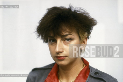 Italian rock singer-songwriter Gianna Nannini (about 1985) / La cantante Gianna Nannini (1985 circa) - ©Marcello Mencarini/Rosebud2