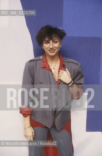 Italian rock singer-songwriter Gianna Nannini (about 1985) / La cantante Gianna Nannini (1985 circa) - ©Marcello Mencarini/Rosebud2