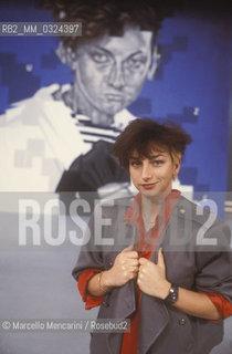 Italian rock singer-songwriter Gianna Nannini (about 1985) / La cantante Gianna Nannini (1985 circa) - ©Marcello Mencarini/Rosebud2