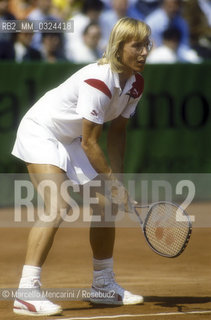 Rome, 1987. Tennis player Martina Navratilova / Roma, 1987. La tennista Martina Navratilova - ©Marcello Mencarini/Rosebud2