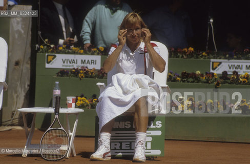 Rome, 1987. Tennis player Martina Navratilova / Roma, 1987. La tennista Martina Navratilova - ©Marcello Mencarini/Rosebud2