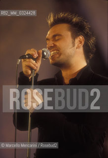 Rome, 1998. Italian pop singer Nek (real name: Filippo Neviani) / Roma, 1998. il cantante Nek (Filippo Neviani) - ©Marcello Mencarini/Rosebud2