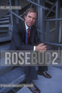 Milan, 1998. Nicholas Negroponte, founder and Chairman Emeritus of Massachusetts Institute of Technologys Media Lab / Milano 1998. Nicholas Negroponte, fondatore e Presidente emerito del Massachusetts Institute of Technology Media Lab - ©Marcello Mencarini/Rosebud2