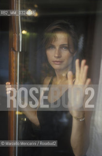 Venice Lido, Venice Film Festival 1993. Italian actress Francesca Neri / Lido di Venezia, Mostra del Cinema di Venezia 1993. Lattrice Francesca Neri - ©Marcello Mencarini/Rosebud2