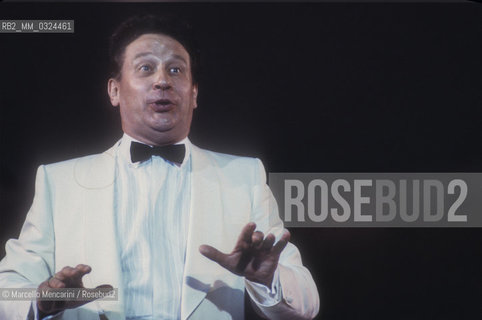 Russian operatic bass Yevgeny Nesterenko performing (about 1990) / Il cantante lirico Evgeny Nesterenko in un recital (1990 circa) - ©Marcello Mencarini/Rosebud2