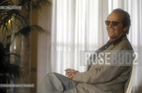 Venice Lido, Venice Film Festival 1994. American actor Jack Nicholson / Lido di Venezia, Mostra del Cinema di Venezia 1994. Lattore Jack Nicholson - ©Marcello Mencarini/Rosebud2